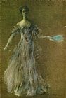 Lady in Lavender Dress by Thomas Dewing
